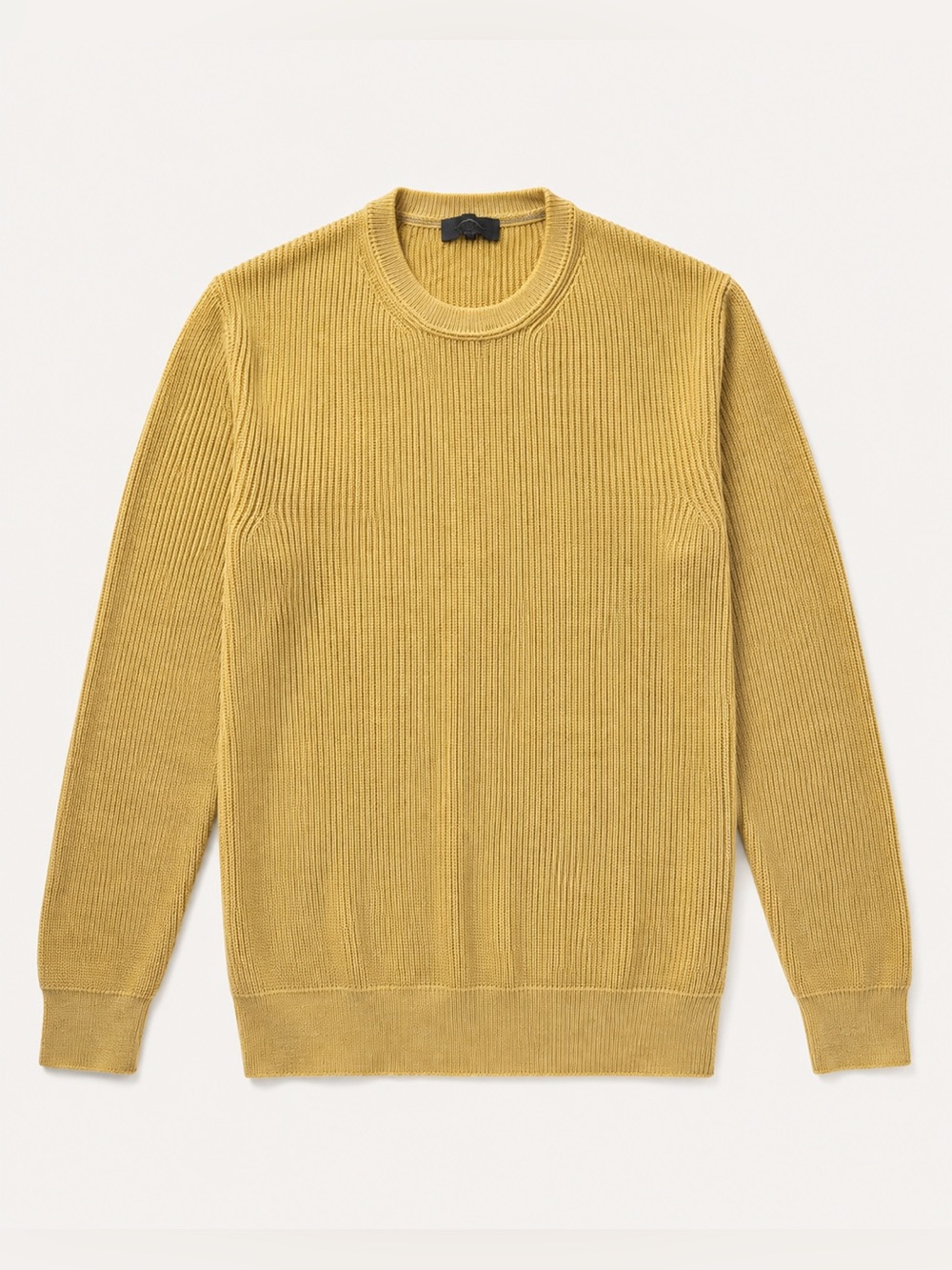 Loro Piana 100% Cashmere Ribbed Knit Sweater  Italy Luxury Pullover  56